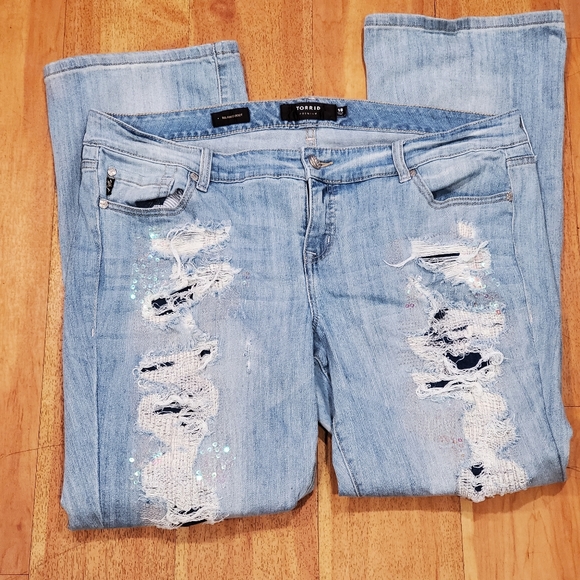 Torrid Premium Relaxed Bootcut Jeans Size 18